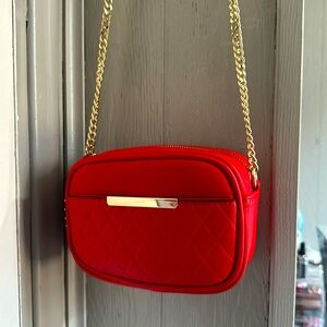 Red crossbody